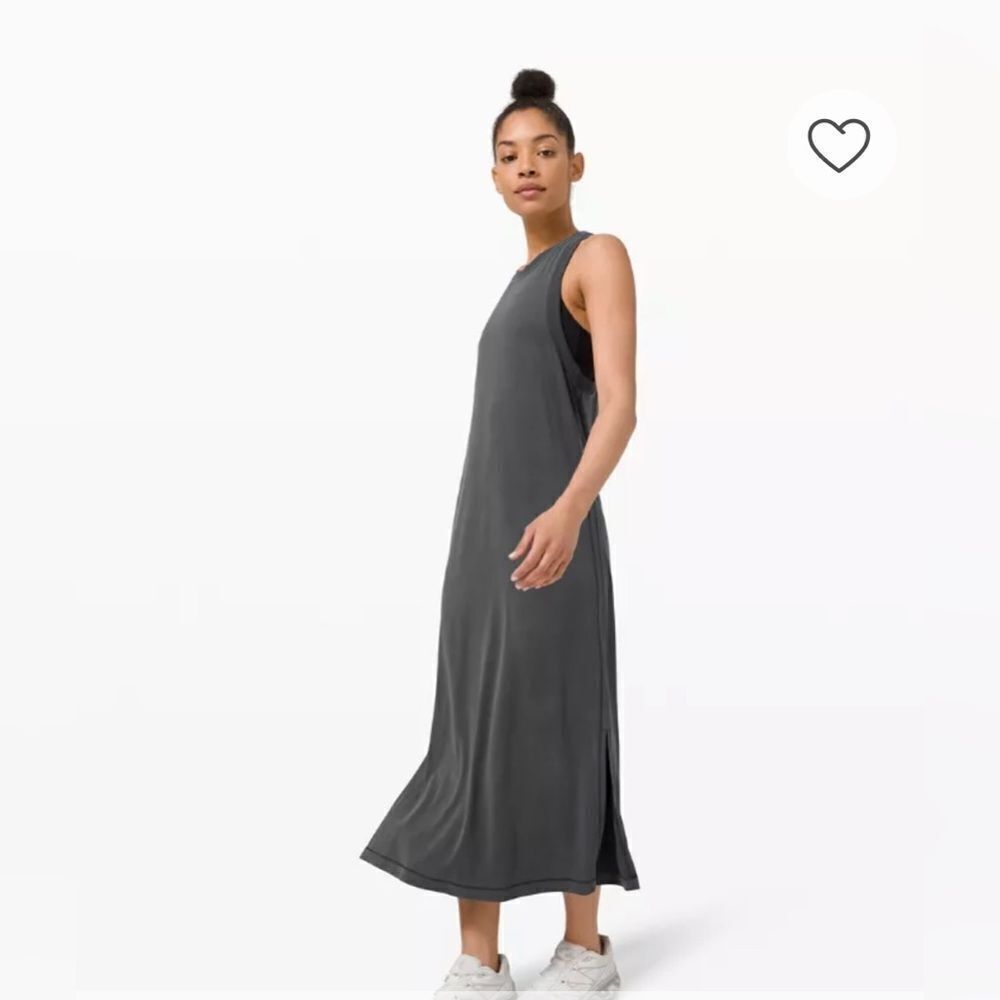 Lululemon Ease of it All Dress Graphite Grey Casual Minimal Comfort Lounge
